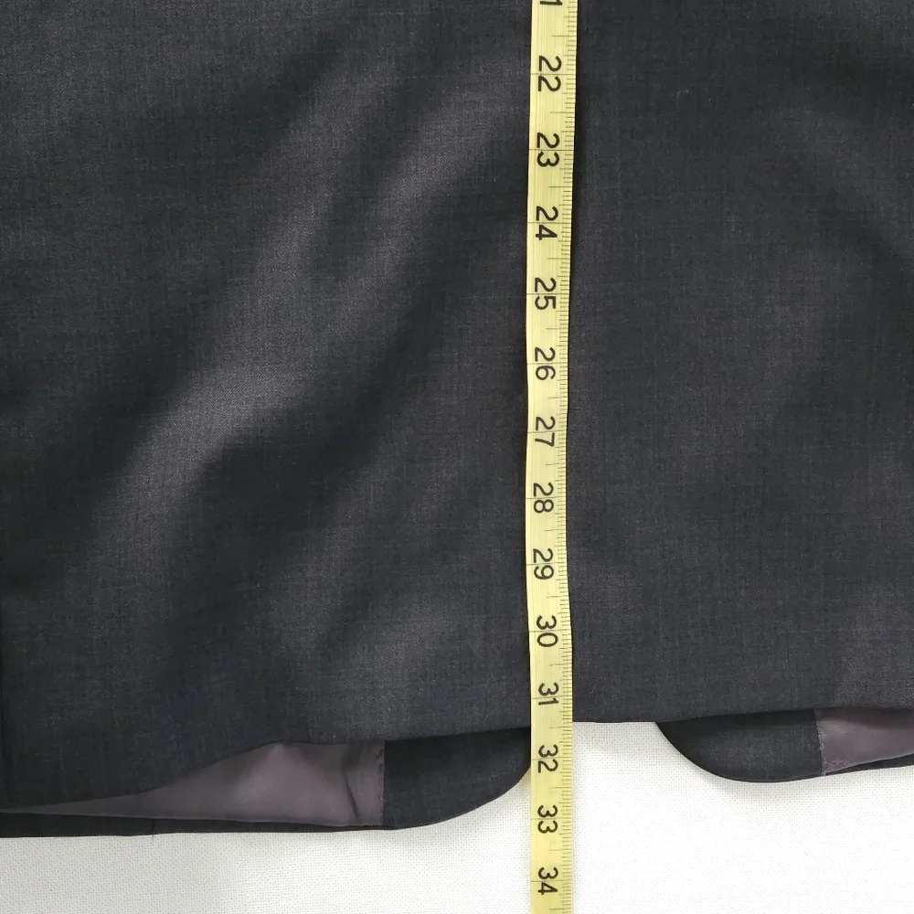 Lauren Ralph Lauren Mens 46R Charcoal Gray Wool Blazer Old Money‎ Aesthetic
